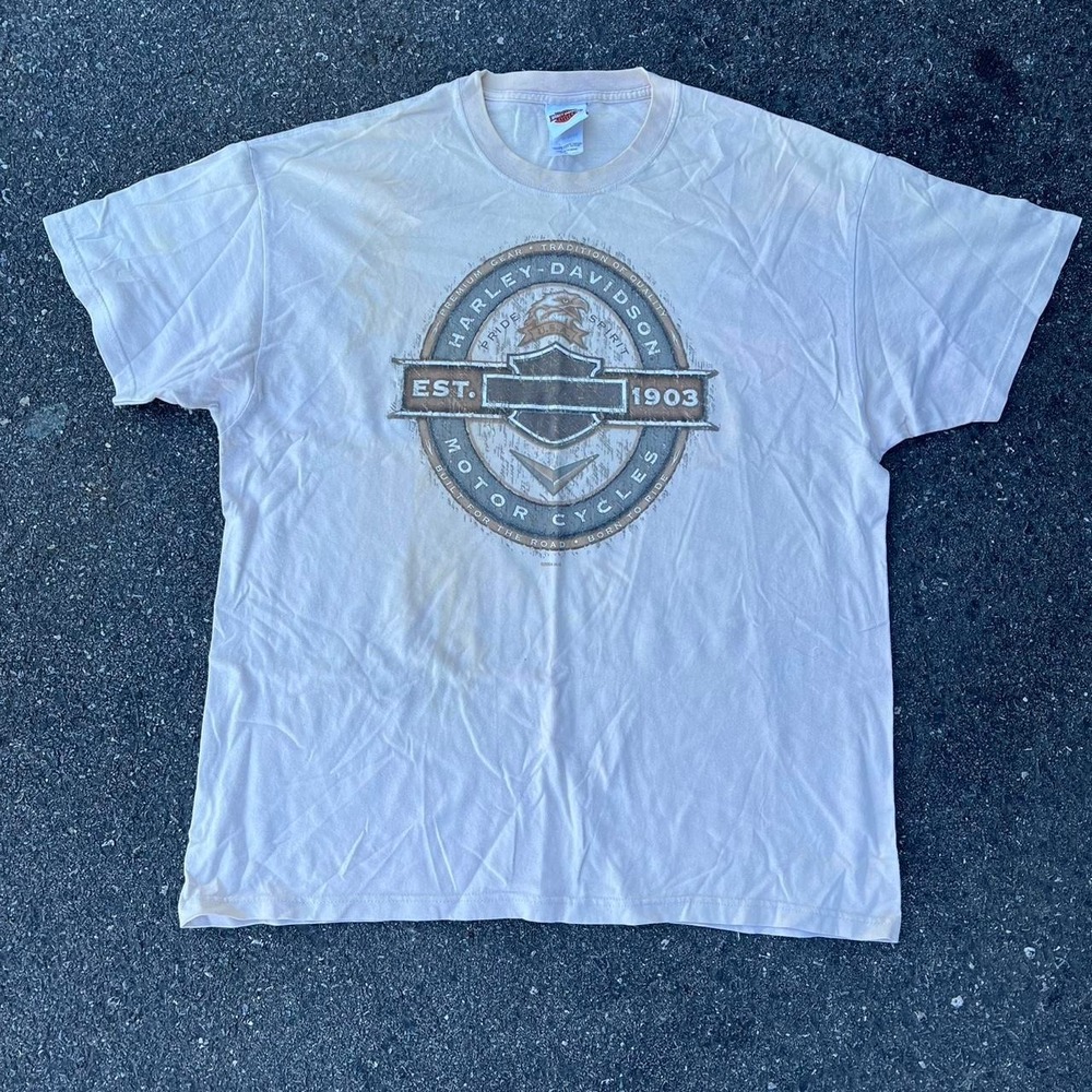 1990s Harley Davidson Graphic AOP shirt size XL